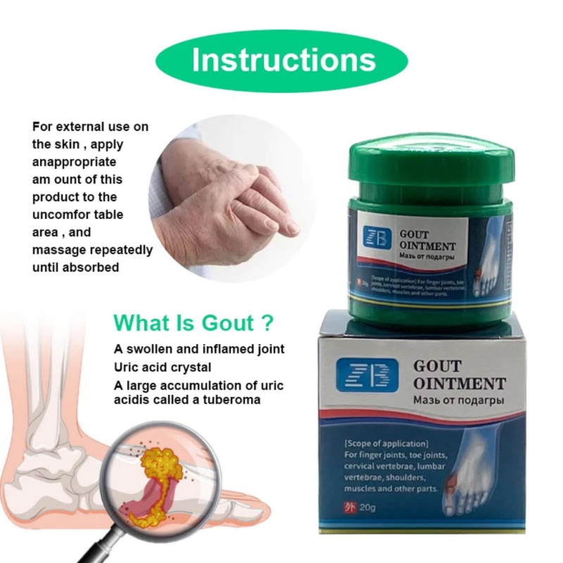 BUY 2 TAKE 3 Gout Ointment Cream Treatment for rayuma foot hand finger joint knee pain Relief Gout Arthritis 20g BUY 2 TAKE 3 Gout Ointment Cream Treatment for rayuma foot hand finger joint knee pain Relief Gout Arthritis 20g